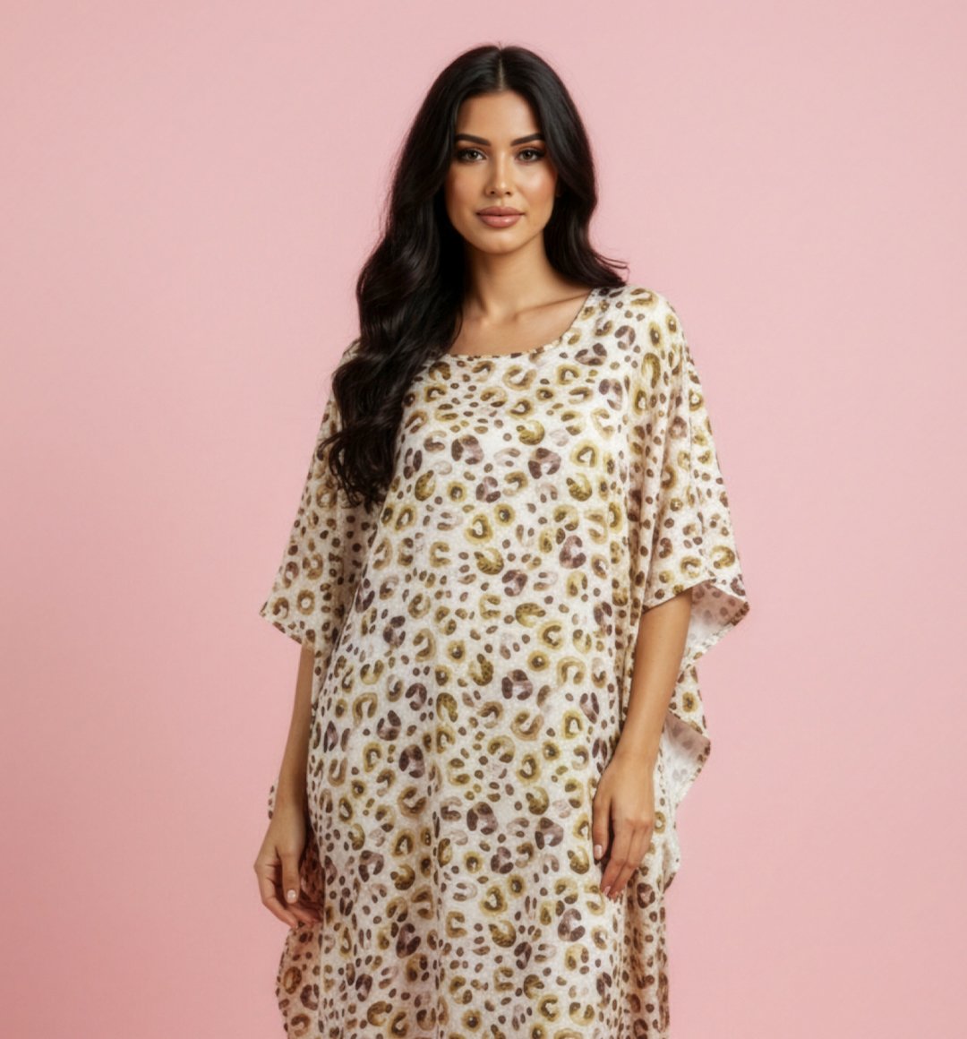 Cheetah Pattern Jilbab